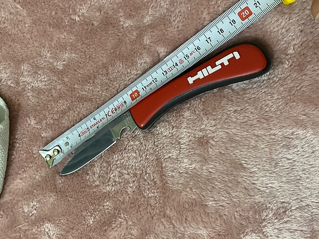 Hilti Solingen Germany Rostfrei Çakı ? Kırmızı Saplı, Şişe Açaca