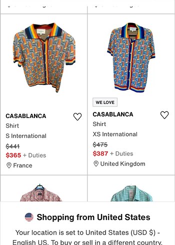 Renkli Baskılı Kısa Kollu Erkek Gömlek Casablanca - Görsel 4