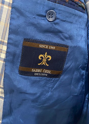 Gri Ekose Erkek Ceket - Klasik Kesim %77 yün yüksek kalite - Görsel 2