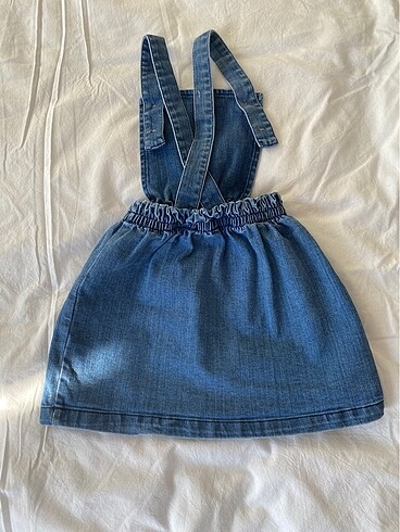 9-12 Ay Beden Hello baby askılı salopet elbise