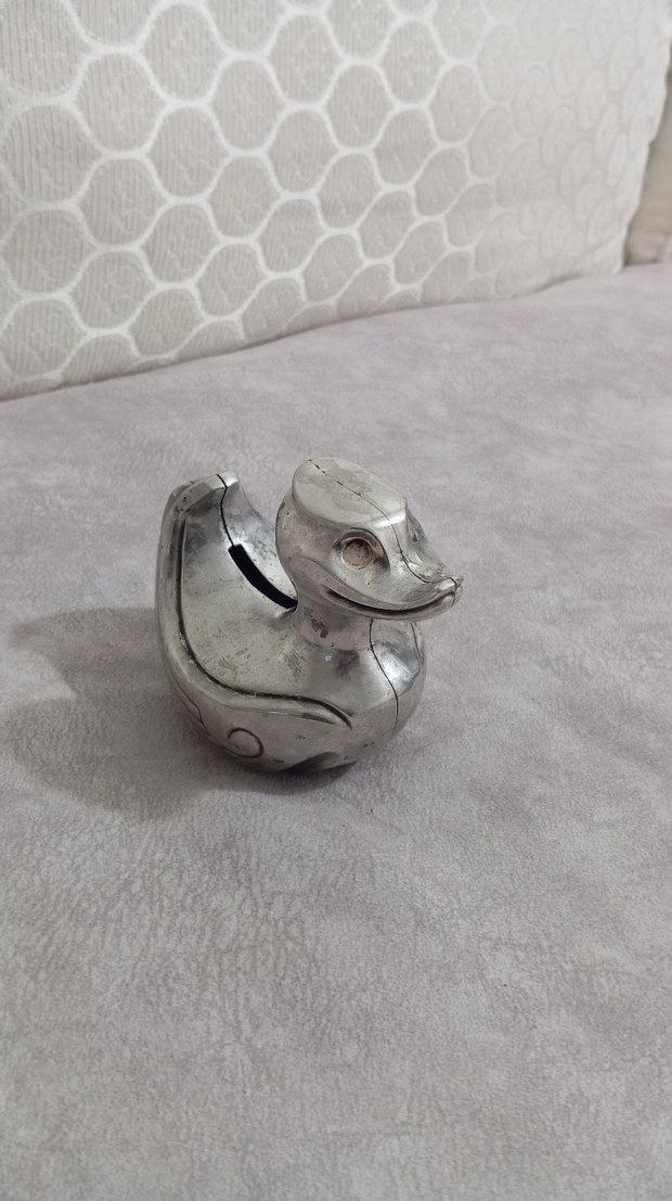 Gri Ördek Figürin - Görsel 2