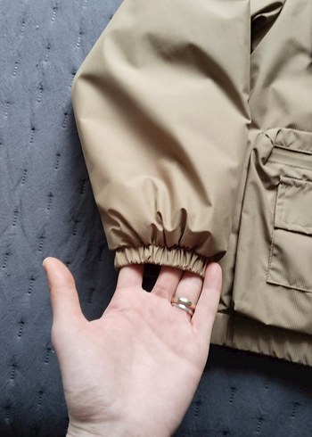 haki yesilFermuarlı Erkek çocuk Rüzgarlık - Görsel 3