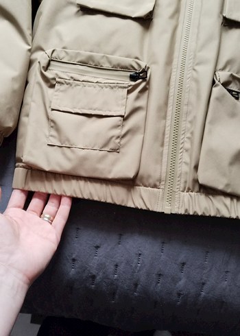 haki yesilFermuarlı Erkek çocuk Rüzgarlık - Görsel 4