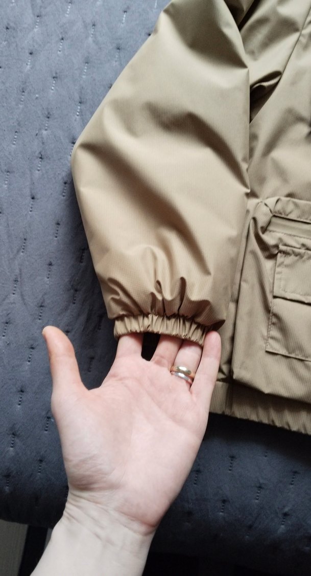 haki yesilFermuarlı Erkek çocuk Rüzgarlık - Görsel 3