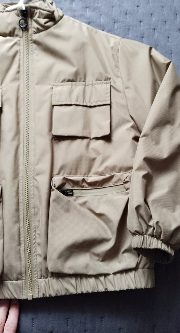 haki yesilFermuarlı Erkek çocuk Rüzgarlık - Görsel 5