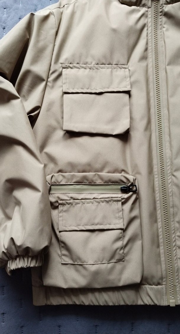 haki yesilFermuarlı Erkek çocuk Rüzgarlık - Görsel 2