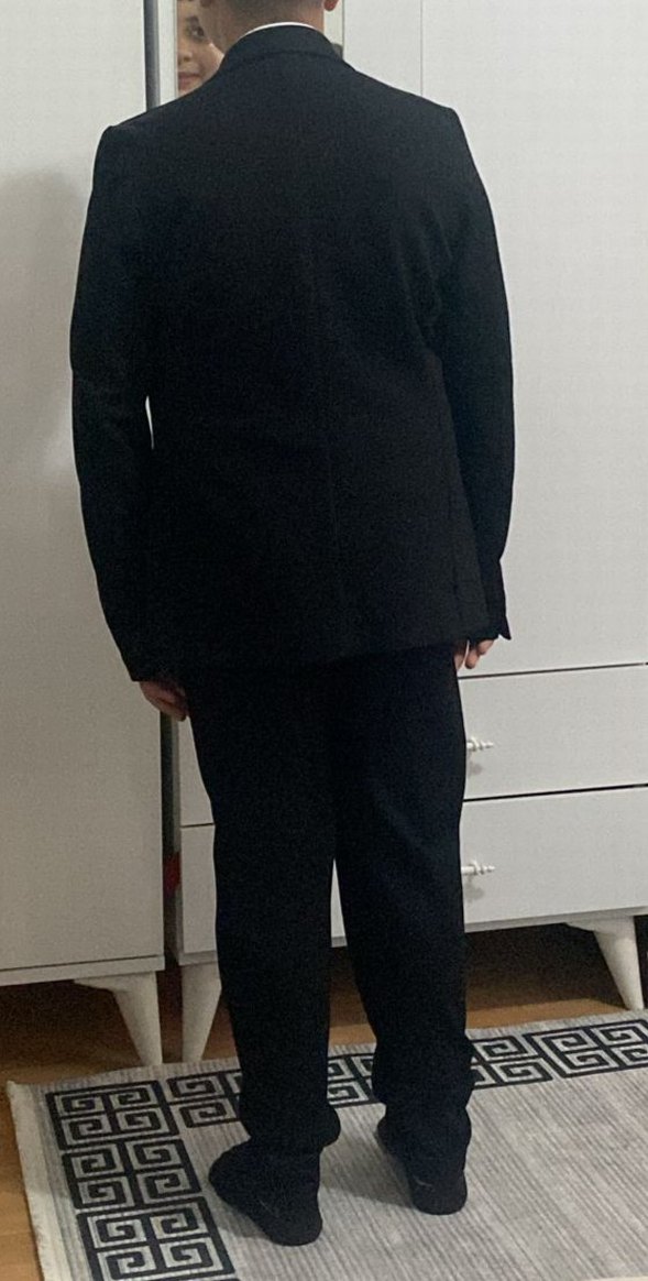 çocuk
 Siyah Klasik Kesim Takım Elbise - Görsel 4