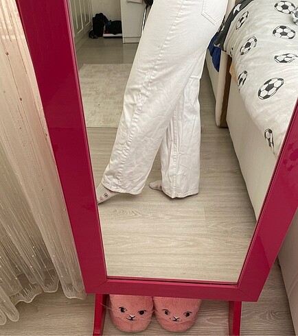 36 Beden Bershka Beyaz Pantolon