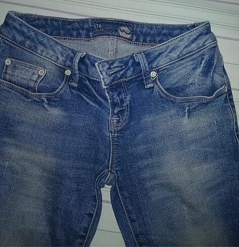 Ltb düşük bel eskitmeli jean