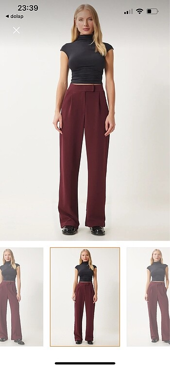 Trendyol & Milla Bordo pantolon
