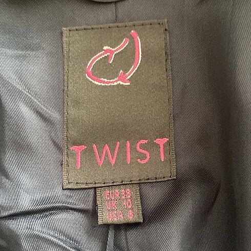 s Beden lacivert Renk Twist blazer fitilli mevsimlik ceket