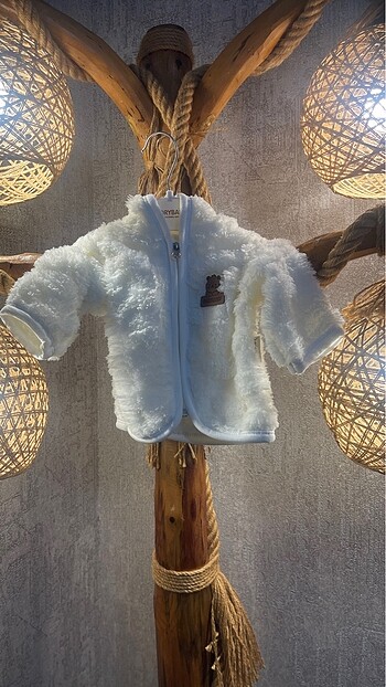 Unisex bebek jakarlı welsoft hırka