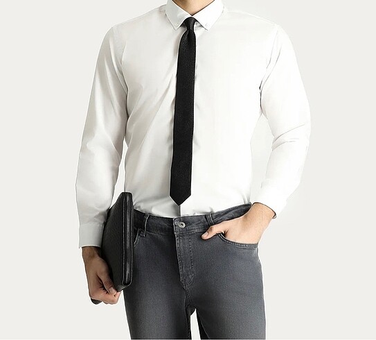 xl Beden Kiğılı Slim Fit Erkek Gömleği