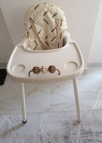 Beden krem bebek mama sandalyesi