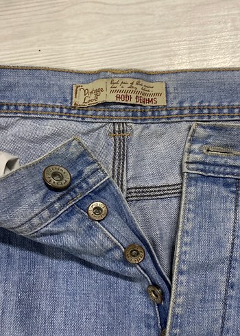 Rodi Vintage Love Kot Pantolon  Açık Mavi Bleach Wash 34 - Görsel 2