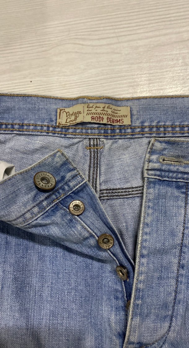 Rodi Vintage Love Kot Pantolon  Açık Mavi Bleach Wash 34 - Görsel 2