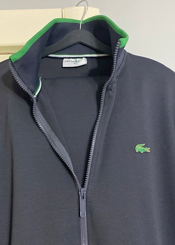 Lacoste Erkek Lacoste Fermuarlı Yeşil eşofman takımı