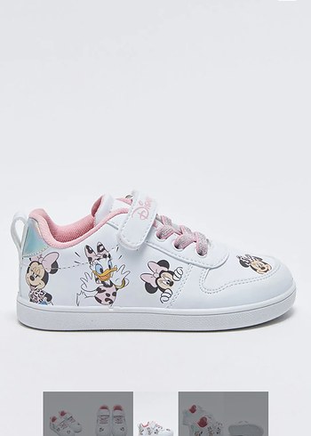 LCW STEPS Minnie Mouse Baskılı Beyaz Kız Spor Ayakkabı - Görsel 3
