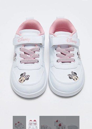 LCW STEPS Minnie Mouse Baskılı Beyaz Kız Spor Ayakkabı - Görsel 2