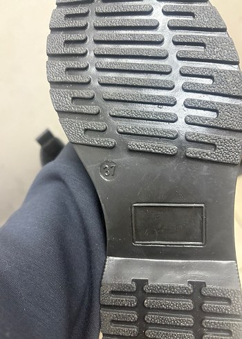 Siyah Deri Goth  Botlar - Görsel 6