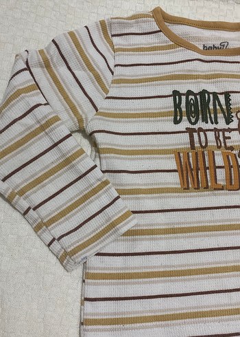 Erkek Çocuk Kahverengi Sweatshirt - Görsel 2