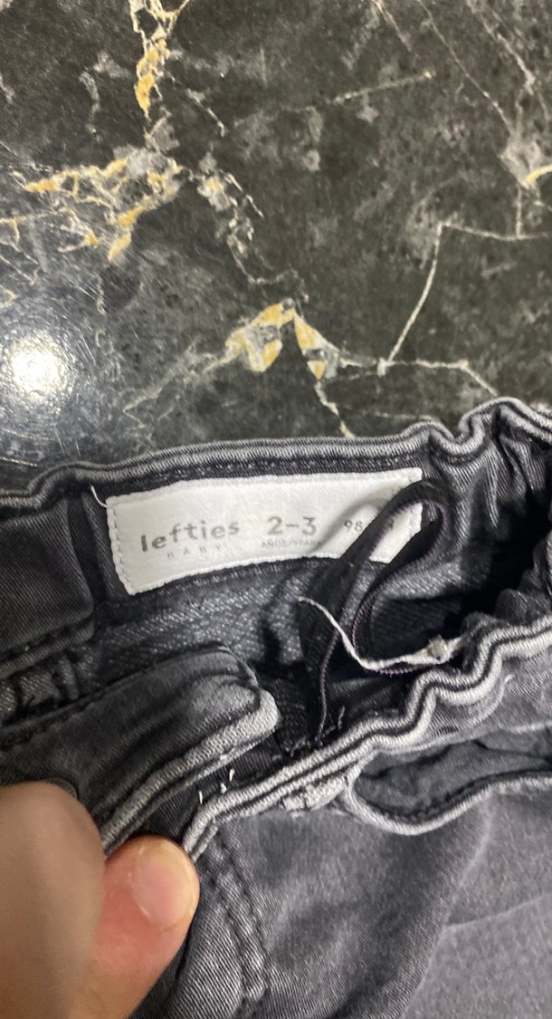 Gri Erkek Çocuk Dar Kesim Denim Pantolon - Görsel 3