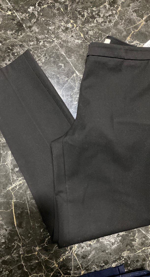 Kadın Siyah Kumaş Ofis Pantolonu - Görsel 3