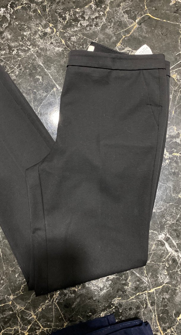 Kadın Siyah Kumaş Ofis Pantolonu - Görsel 2