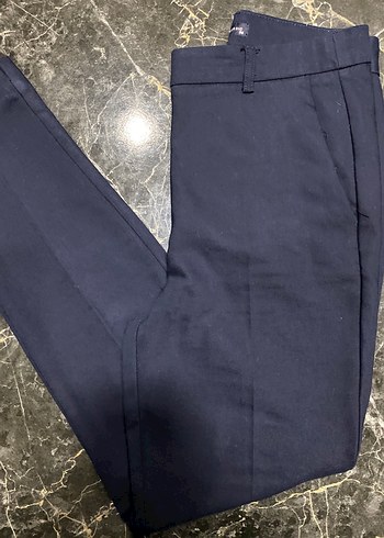 Lacivert  Kadın kumas Pantolon - Görsel 2