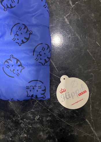 Renkli Baskılı Mavi Erkek Çocuk Yeleği - Görsel 4