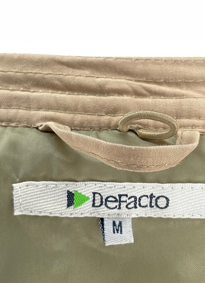 Bej Kemerli Uzun Kollu Kadın Ceket - Görsel 3