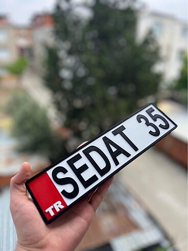 Kişiye Özel Plaka 25 Cm