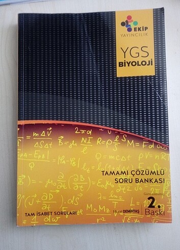 YGS BİYOLOJİ TAMAMI ÇÖZÜMLÜ SORU BANKASI TEST KİTABI