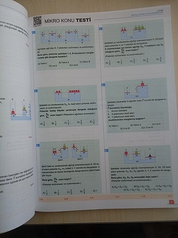 FİZİK TEST KİTABI 40 SEANSTA KOLAY FİZİK 10.SINIF KULLANILMADI