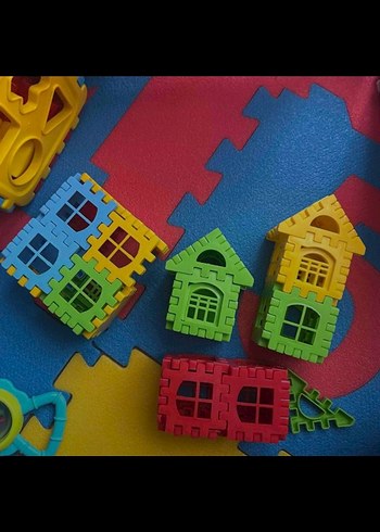 Renkli Lego Blok Seti - Görsel 4