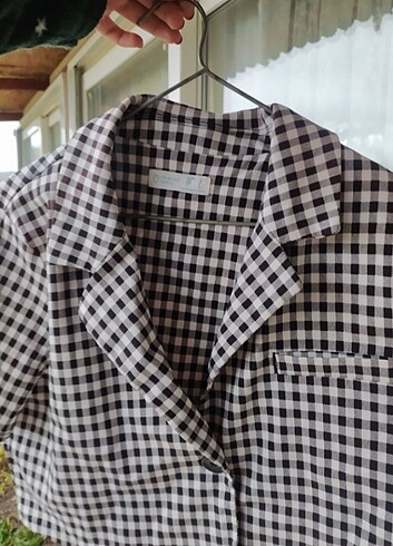 s Beden siyah Renk Primark kareli blazer