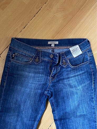 xs Beden Burberry Vintage düşük bel jean