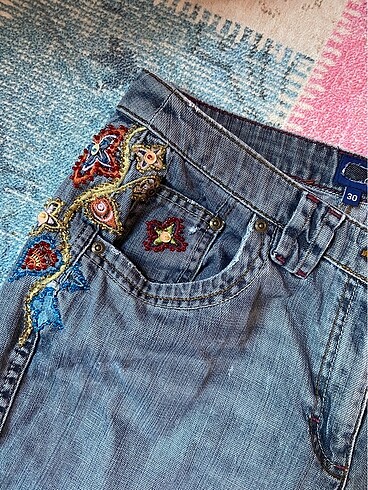 American Vintage 2000?s işlemeli pantolon