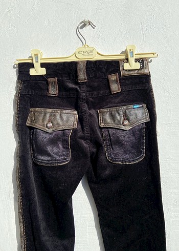 Vintage işlemeli kapri - Görsel 4