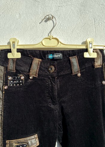 Vintage işlemeli kapri - Görsel 2