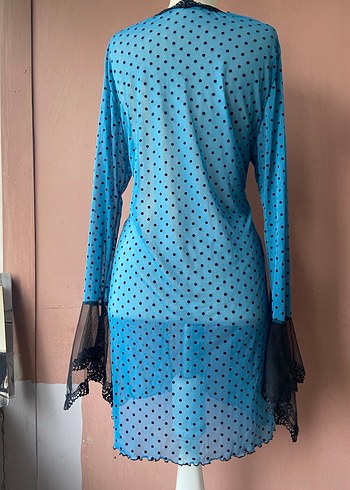 Vintage dantel sabahlık - Görsel 7