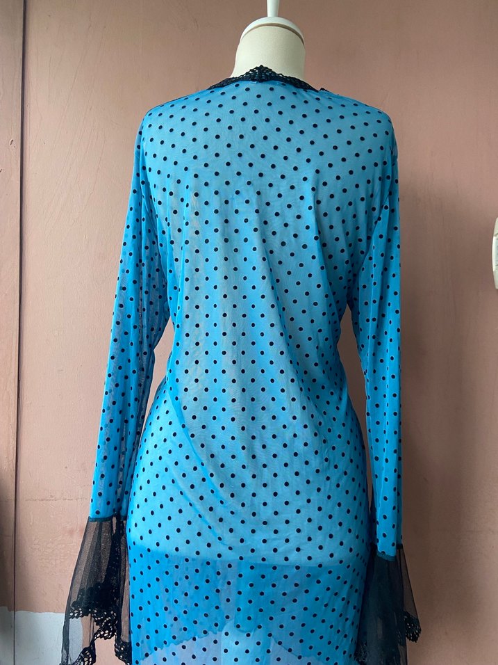 Vintage dantel sabahlık - Görsel 5