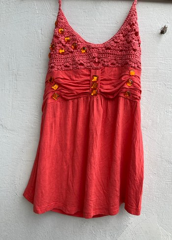 Vintage işlemeli bluz - Görsel 3