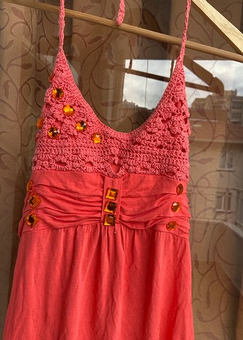 Vintage işlemeli bluz - Görsel 4