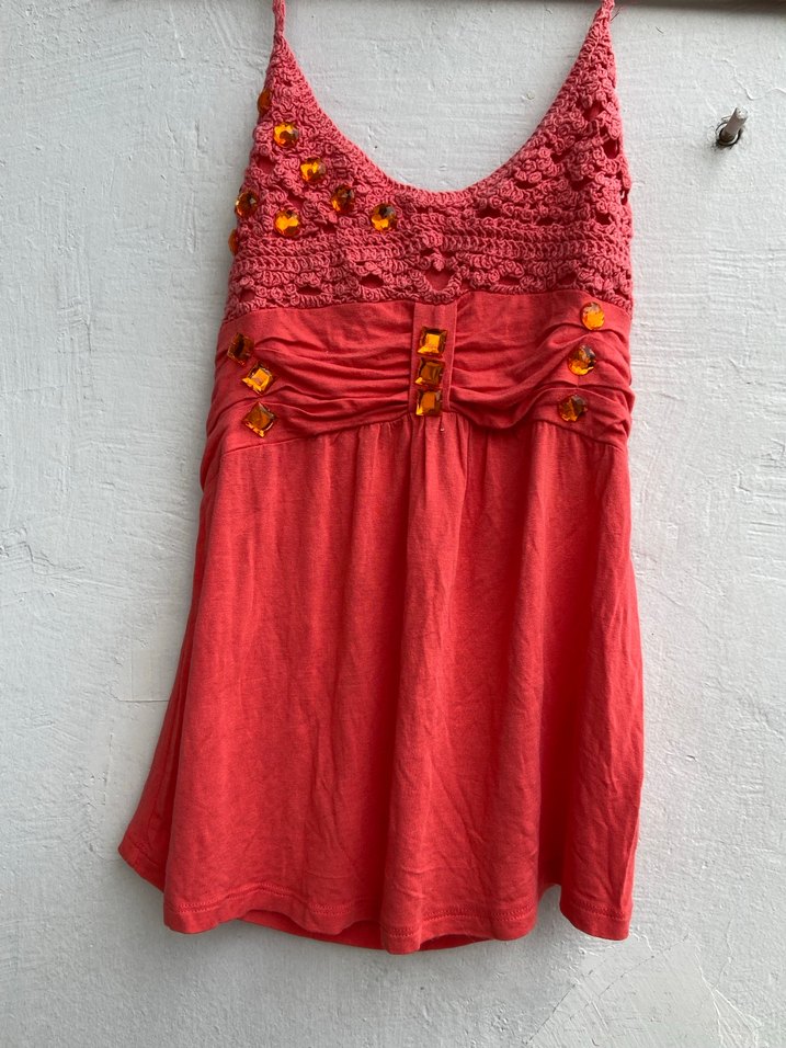 Vintage işlemeli bluz - Görsel 3