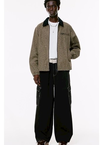 Pull&Bear Kadife Yakalı Ceket - Görsel 2