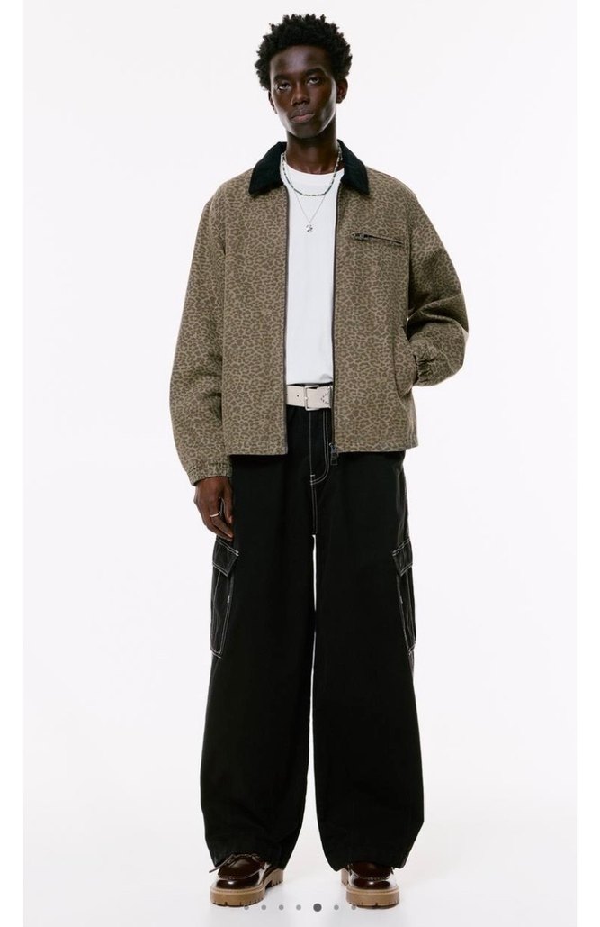 Pull&Bear Kadife Yakalı Ceket - Görsel 2