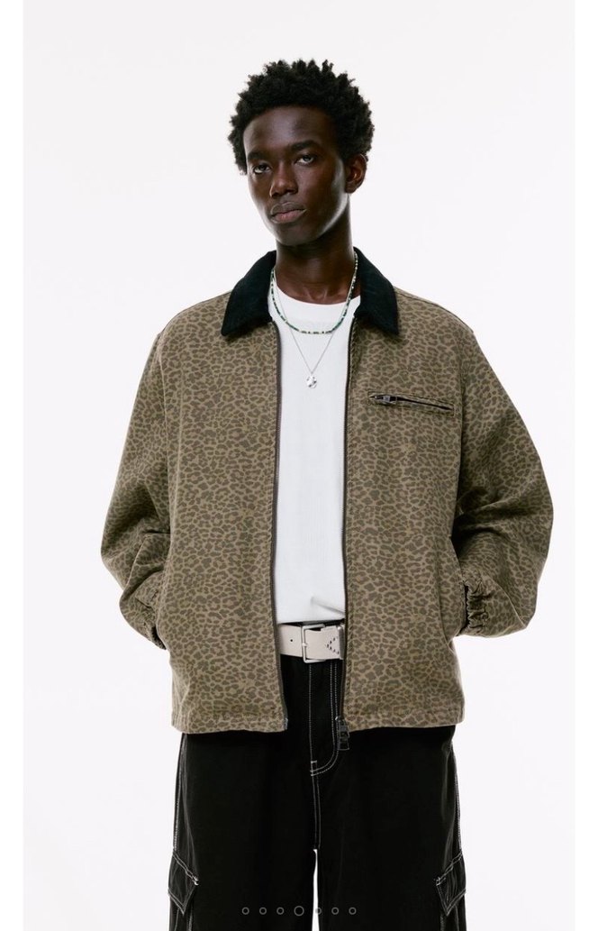 Pull&Bear Kadife Yakalı Ceket - Görsel 3