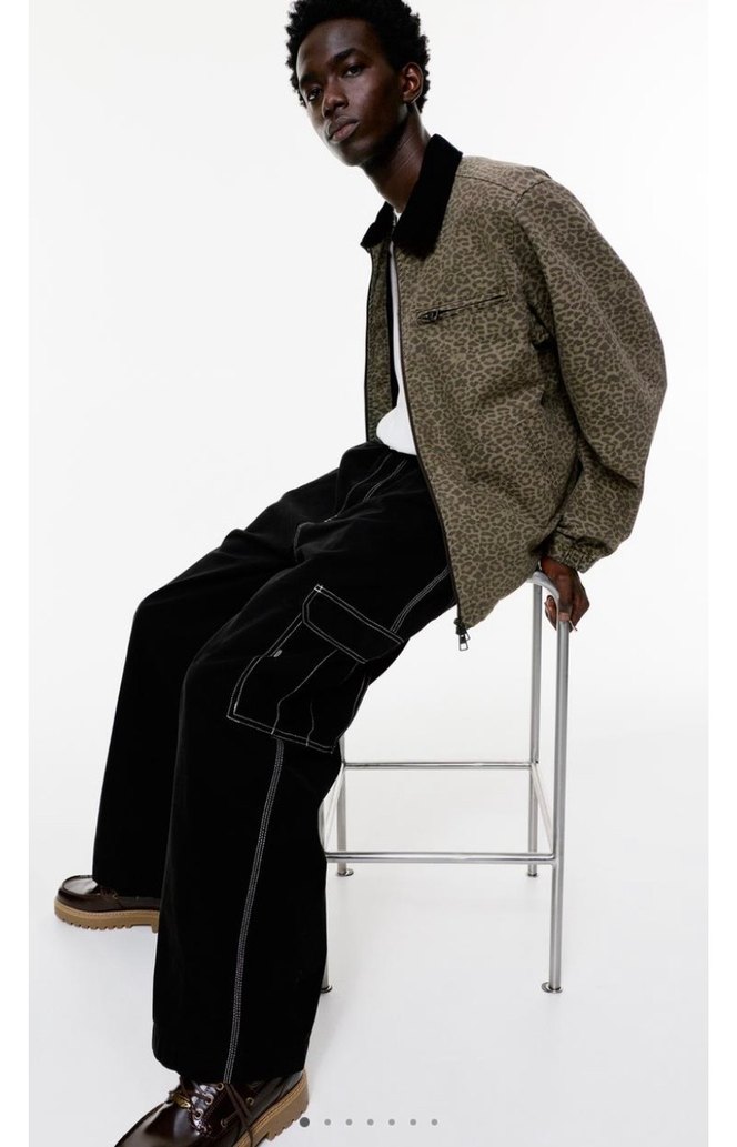 Pull&Bear Kadife Yakalı Ceket - Görsel 4