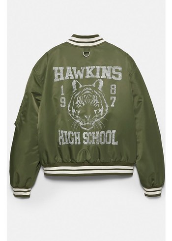 Pull&Bear Stranger Things Bomber Ceket - Görsel 2